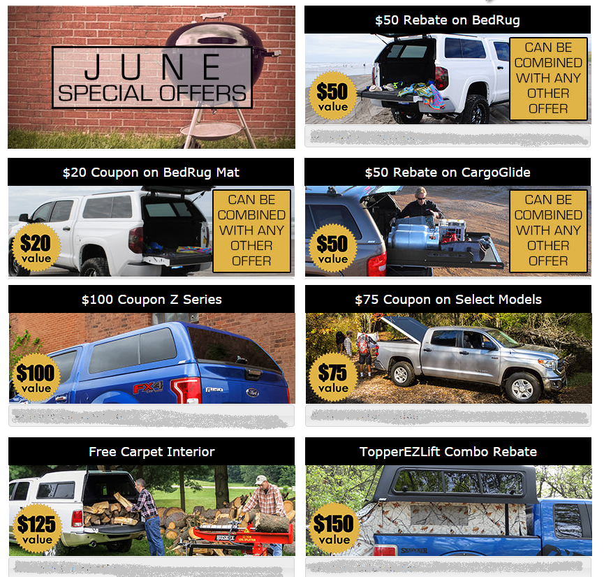 ARE Overland Series Truck Cap 1560.00/Installed **Most Models Ishler